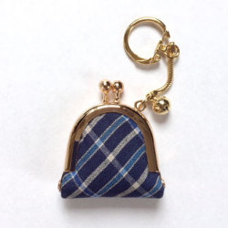 川越ミニがま口　チェック