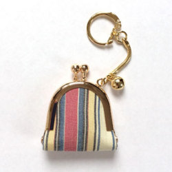 川越ミニがま口　淡黄